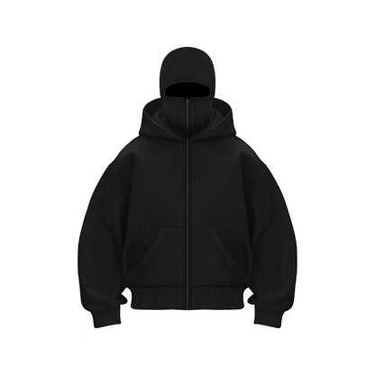 FrostGear™ Winter Hoodie mit Reißverschluss & integrierter Sturmhaube