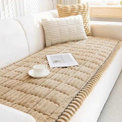 LazySnug™ - Atmungsaktive Flanell-Sofaschonerdecke mit Anti-Rutsch Funktion