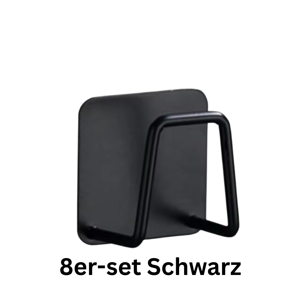 KlebeHaken™ 8er-Set – Starker Halt, überall einsetzbar