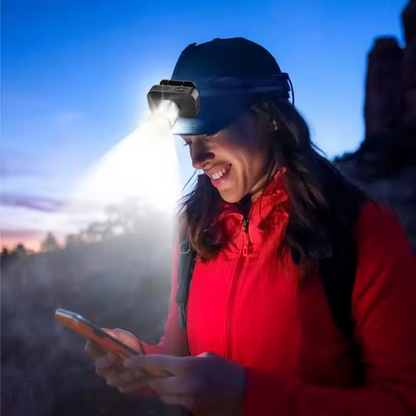 LaserBeam™ – Outdoor Stirnlampe mit Zoom & starker Leuchtkraft