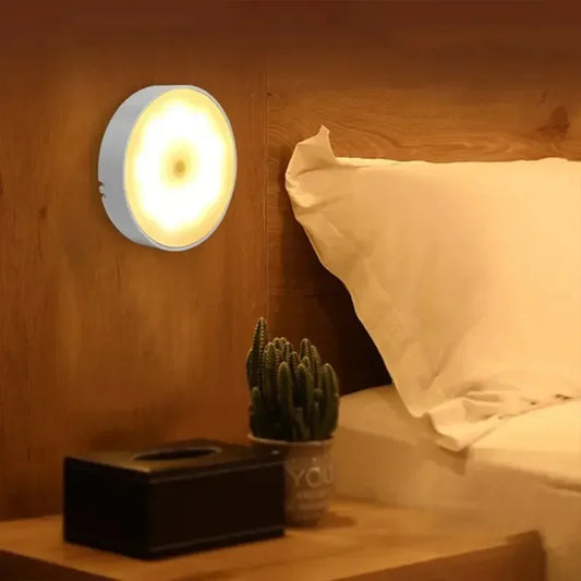 LUMION® Lumo – Bewegungsmelder LED Nachtlicht, USB Wiederaufladbar, Magnetisch