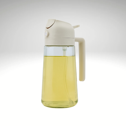 OilMaster™ – 2-in-1 Glas Ölspender & Sprühflasche