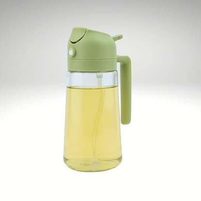 OilMaster™ – 2-in-1 Glas Ölspender & Sprühflasche