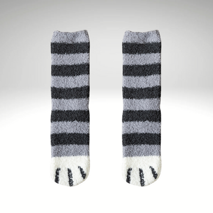 PawSocks™ – Flauschige Katzensocken mit Pfoten-Design für Damen
