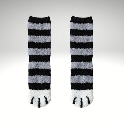 PawSocks™ – Flauschige Katzensocken mit Pfoten-Design für Damen
