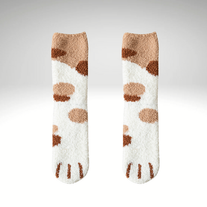 PawSocks™ – Flauschige Katzensocken mit Pfoten-Design für Damen