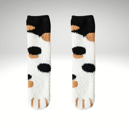PawSocks™ – Flauschige Katzensocken mit Pfoten-Design für Damen