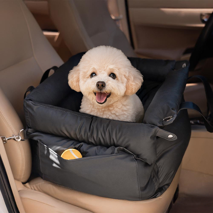 PawRide™ – Luxus Kunstleder Auto-Sitz für Hunde & Katzen