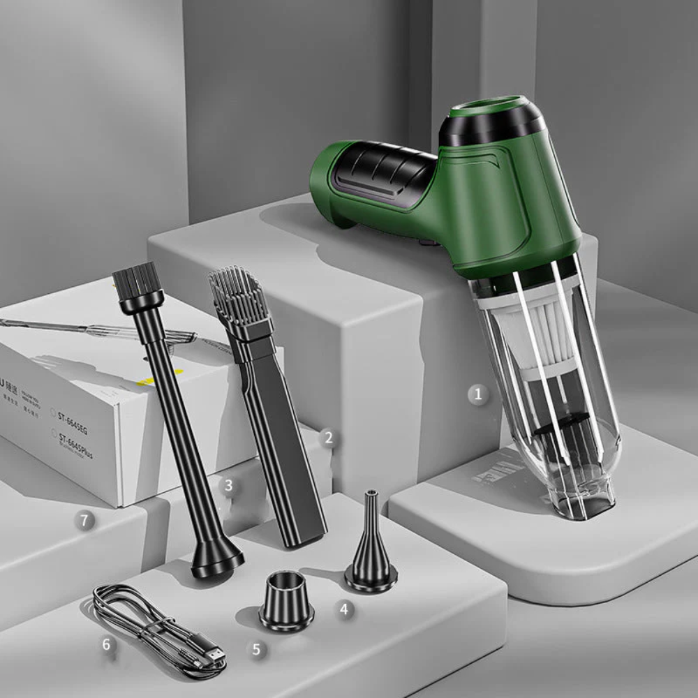 PowerVac™ – Kabelloser Multifunktions-Staubsauger für Auto & Zuhause