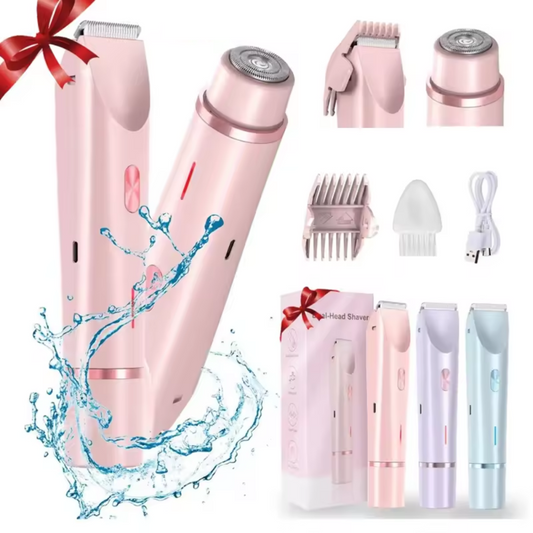 SilkRasur™ Duo – Schmerzfreier 2-in-1 Damenrasierer