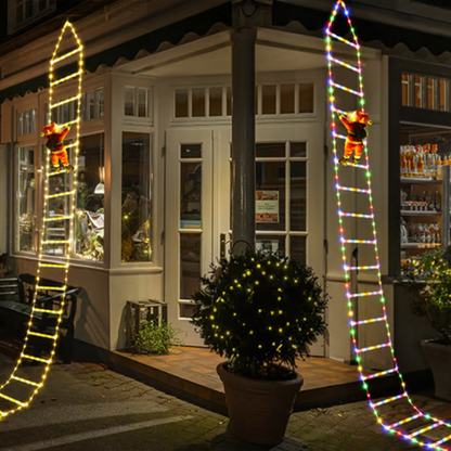 SantaClimb™ – Weihnachtsmann-Kletterleiter Dekoleuchte