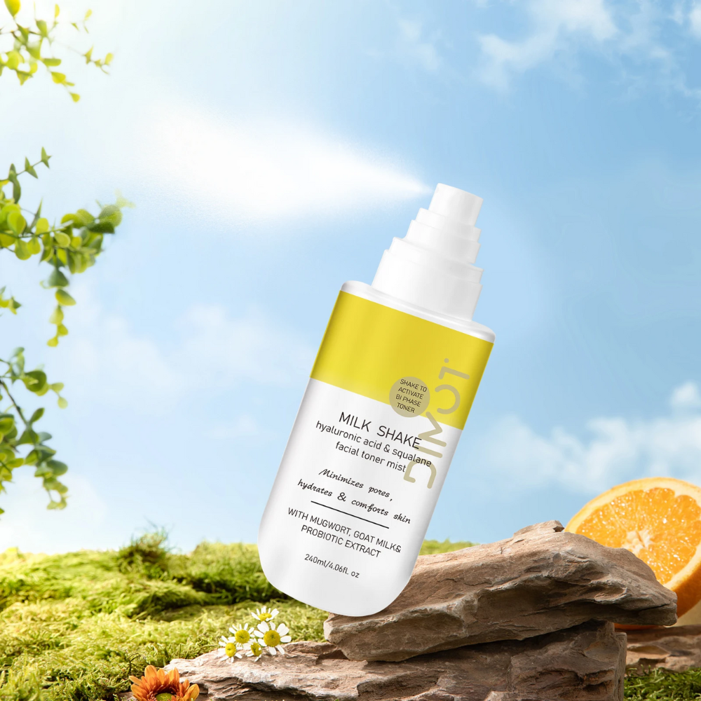 SkinMilch™ – Hydratisierende Gesichtsspray mit Hyaluronsäure & Squalan