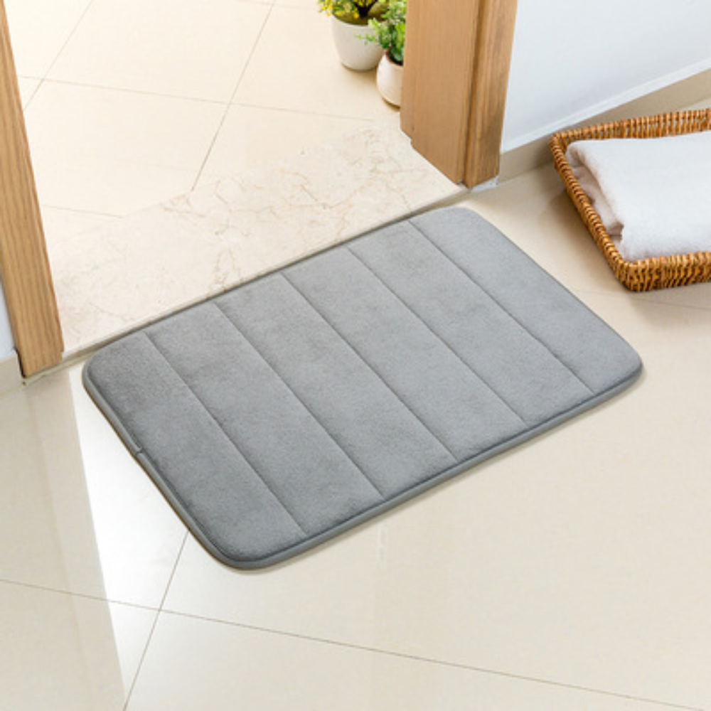 SoftStep™ – Memory-Foam Badematte mit Anti-Rutsch & Komfortpolster