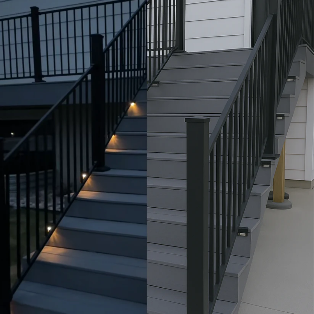 SunStep™ – Solar LED Außenlicht für Garten, Treppe & Zaun