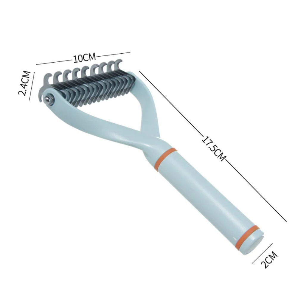 TangleFree™ - Haustier-Entfilzungskamm mit doppelseitigen Klingen