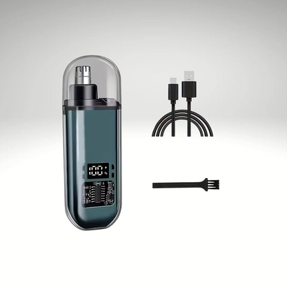 TrimMate™ – USB Nasen- & Ohrenhaartrimmer für Herren, tragbar