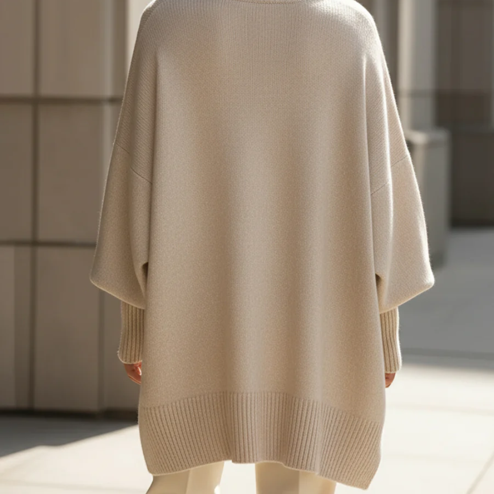 Veloura™ – Oversized Strick-Poncho