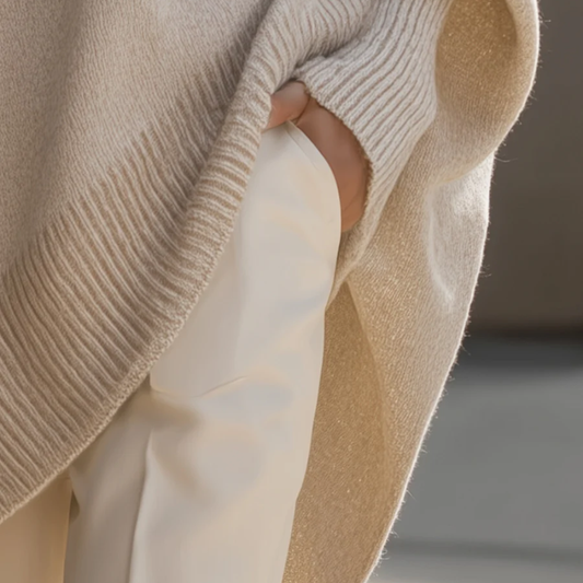 Veloura™ – Oversized Strick-Poncho