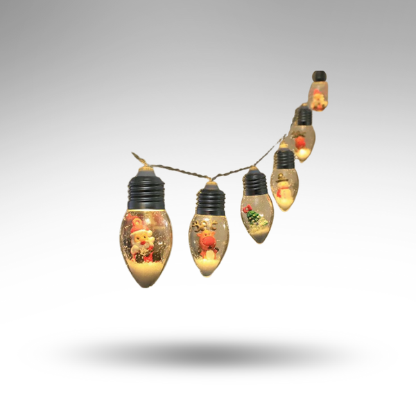 VintageGlow™ Retro LED-Lichterkette – Nostalgie & Kabellose Freiheit