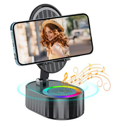 VoltVibe™ – 5-in-1 Bluetooth-Lautsprecher mit Powerbank, LED & Radiofunktion
