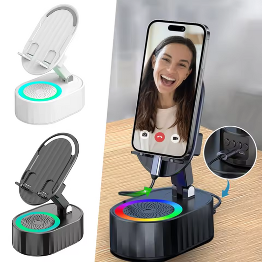 VoltVibe™ – 5-in-1 Bluetooth-Lautsprecher mit Powerbank, LED & Radiofunktion