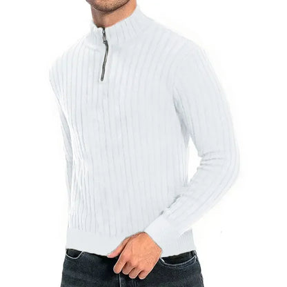 Velario™ – Herren Strickpullover mit Reißverschluss